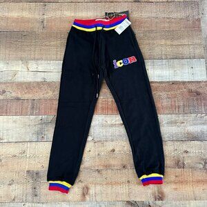 FWRD denim icon print black joggers boy's 8 small